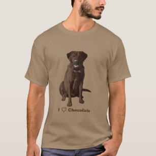 I Love Chocolate Labrador Retrievers T-Shirt