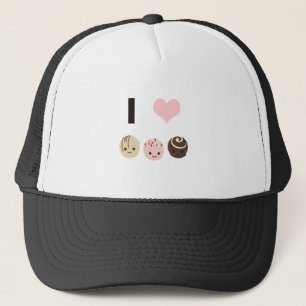 I Love Chocolate truffles Trucker Hat