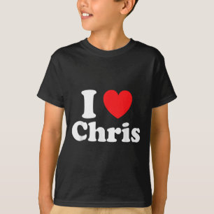 I Love Chris Valentine Sorry Ladies Guys Heart Bel T-Shirt