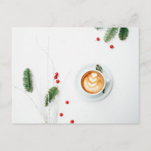 I love Christmas a Latte Holiday Postcard