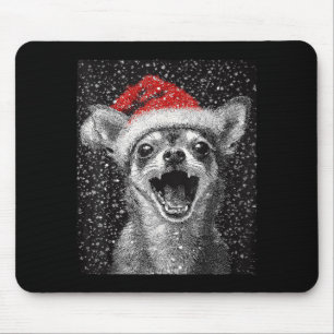 I Love Christmas Chihuahua  Mouse Mat