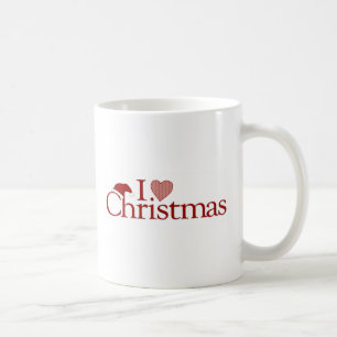 I Love Christmas Coffee Mug