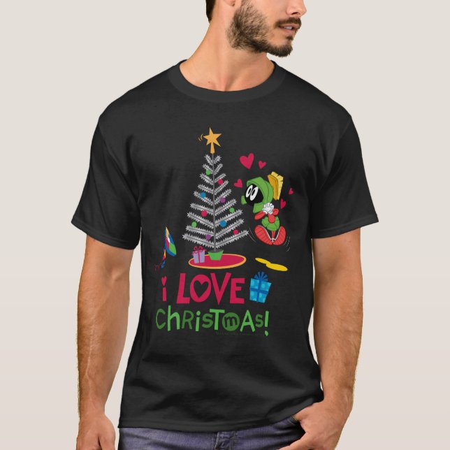 I Love Christmas - MARVIN THE MARTIAN™ T-Shirt (Front)
