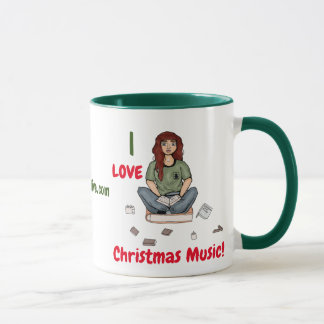 I love Christmas Music! Mug