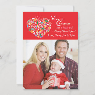 I Love Christmas Photo Card