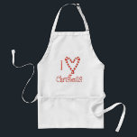 I love Christmas Standard Apron<br><div class="desc">I love Christmas Apron</div>