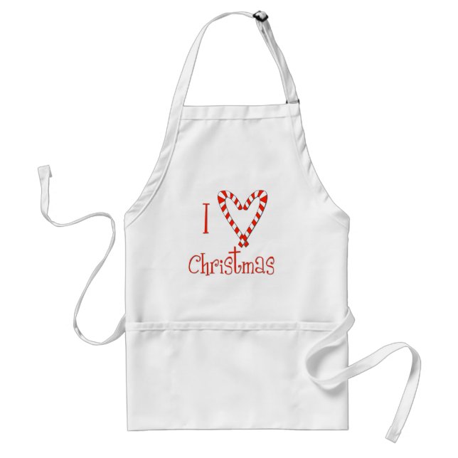 I love Christmas Standard Apron (Front)