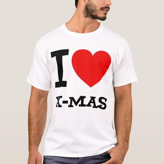 I Love Christmas Tee (Front)