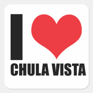 I love Chula Vista Square Sticker