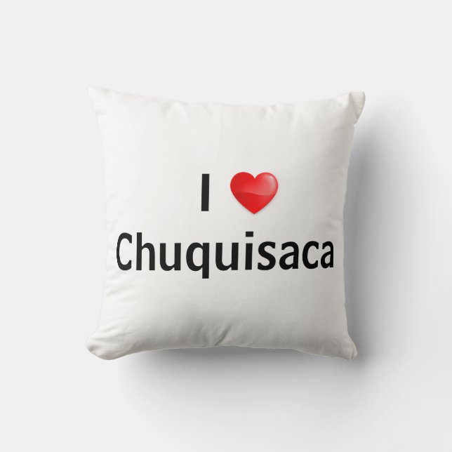 I love Chuquisaca Cushion (Front)