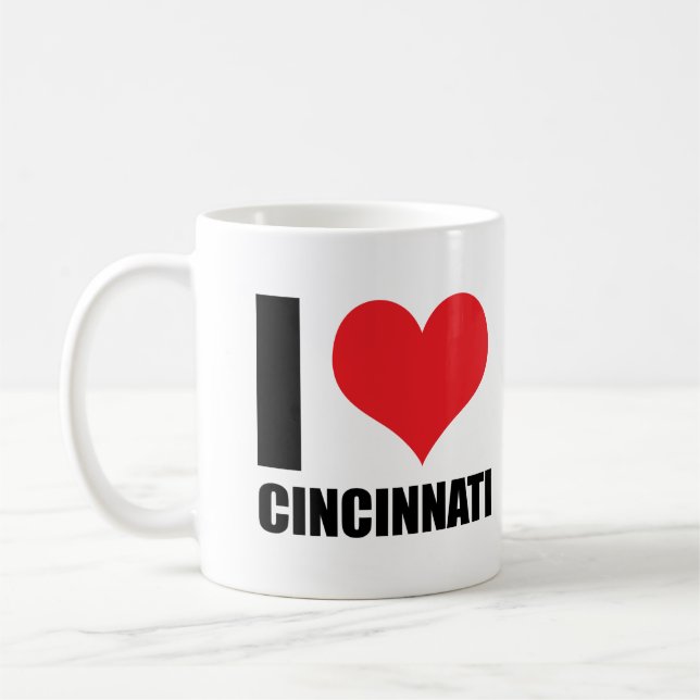 I love Cincinnati  Coffee Mug (Left)