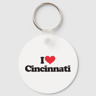 I Love Cincinnati Key Ring
