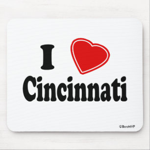 I Love Cincinnati Mouse Mat