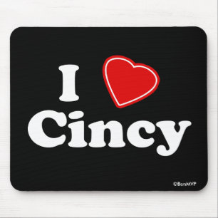 I Love Cincy Mouse Mat