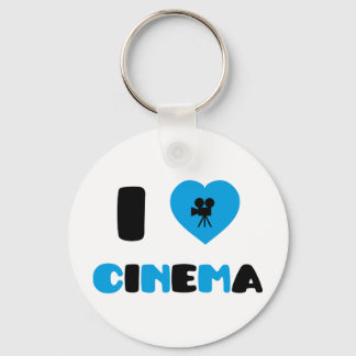 I Love Cinema Key Ring