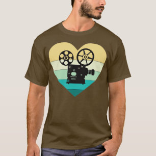 I Love Cinema Retro Projector T-Shirt