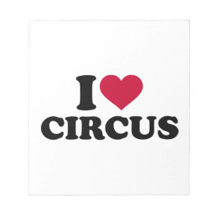 I love Circus Notepad