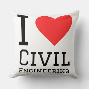 I love civil engineering  cushion