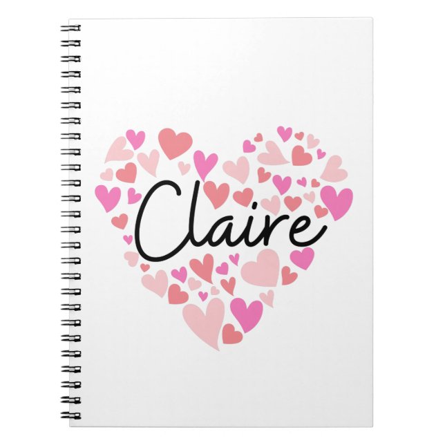 I love Claire Notebook (Front)