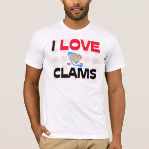 I Love Clams T-Shirt