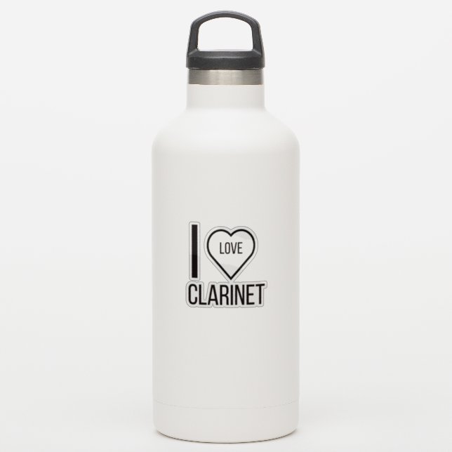 I LOVE CLARINET (Waterbottle)