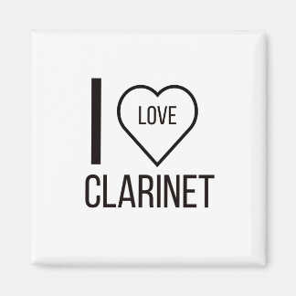 I LOVE CLARINET MAGNET