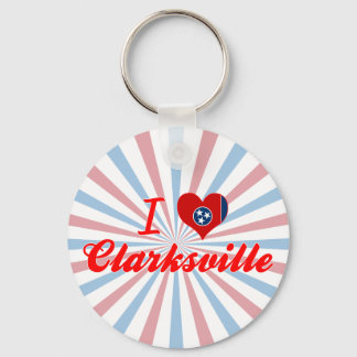 I Love Clarksville, Tennessee Key Ring