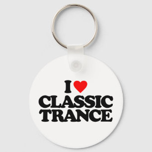I LOVE CLASSIC TRANCE KEY RING