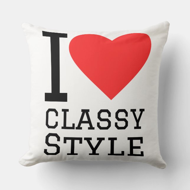 I love classy style cushion (Front)