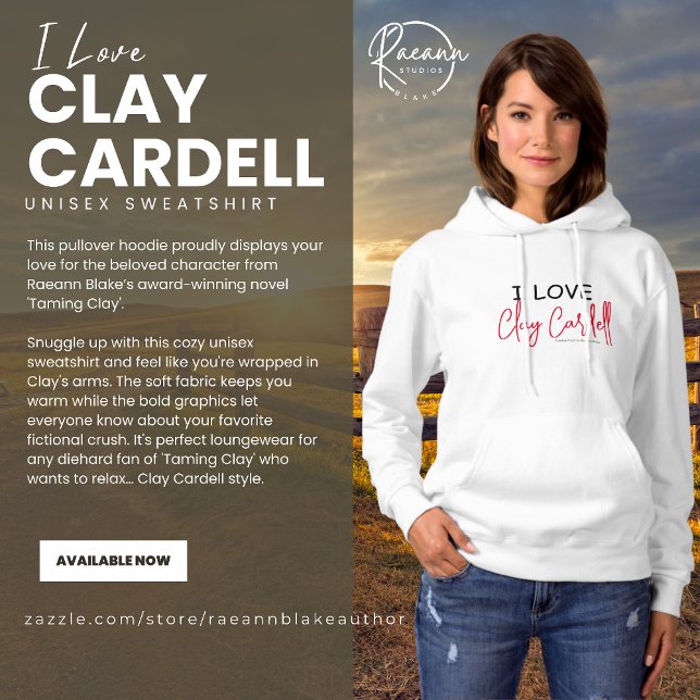 I Love Clay Cardell Basic Unisex Sweatshirt (Creator Uploaded)