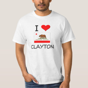 I Love CLAYTON California T-Shirt
