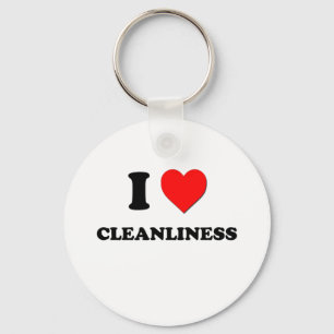 I love Cleanliness Key Ring
