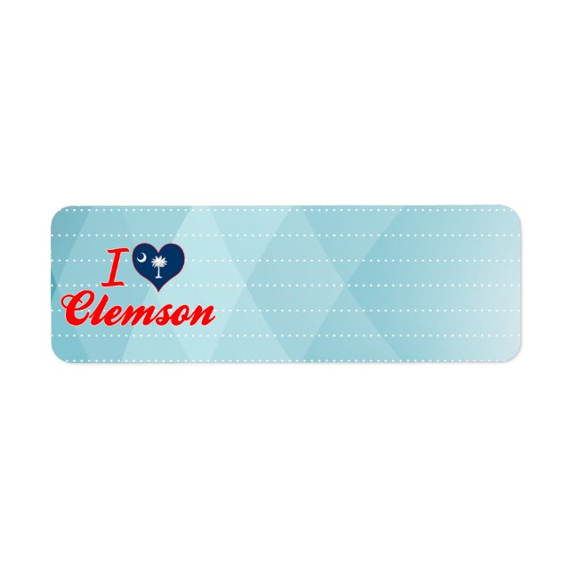 I Love Clemson, South Carolina (Front)