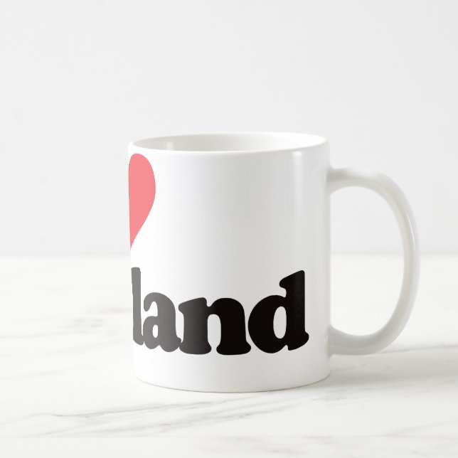 I Love Cleveland Coffee Mug (Right)