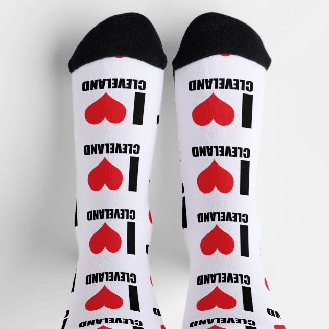 I love Cleveland  Socks (Top)