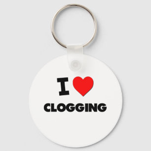 I love Clogging Key Ring