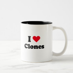 I love clones Two-Tone coffee mug