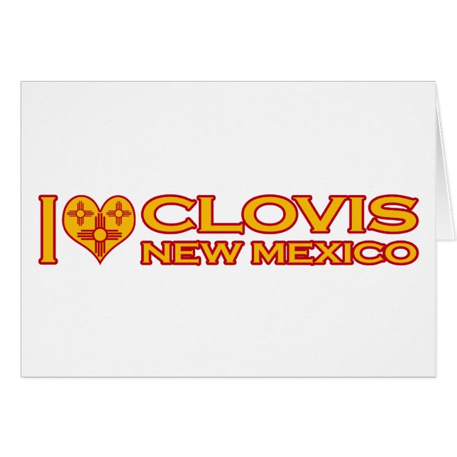 I Love Clovis, NM (Front Horizontal)