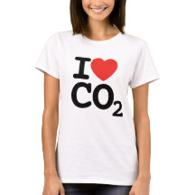 I love CO2 - I love carbon dioxide women's t-shirt