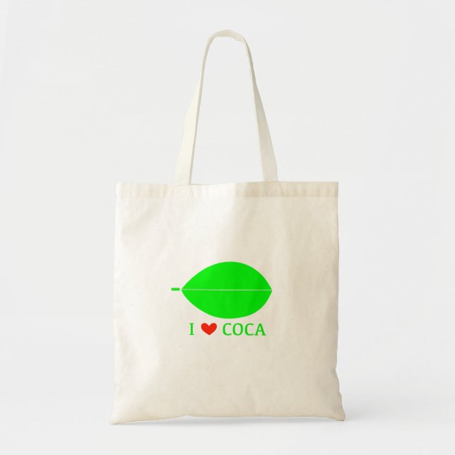 I LOVE COCA tote bag  (Front)
