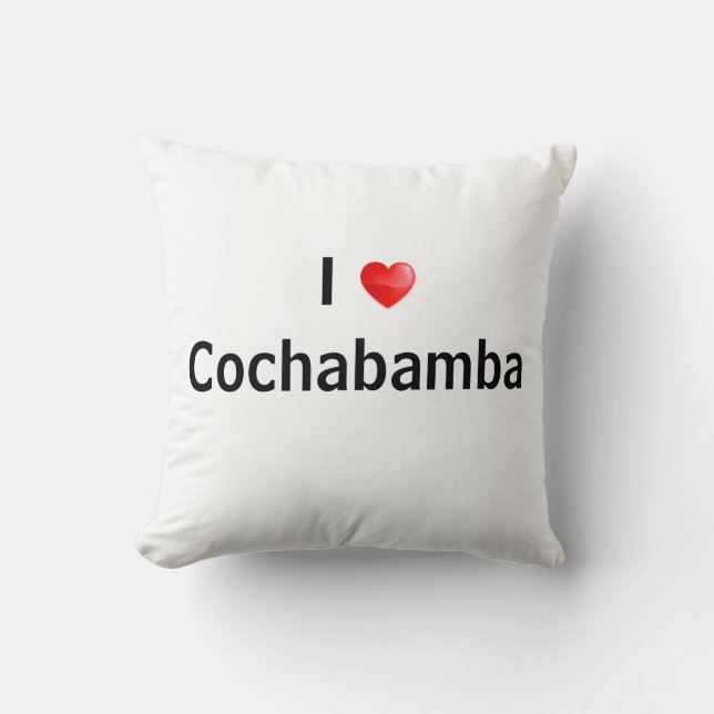 I love Cochabamba Cushion (Front)