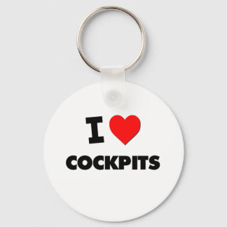 I love Cockpits Key Ring