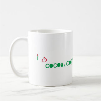 I love cocoa, coffee, tea and... coffee mug