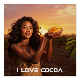 I LOVE COCOA POSTER