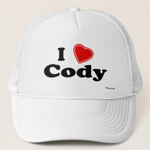 I Love Cody Trucker Hat