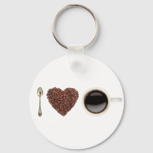 I Love Coffee 01 Key Ring