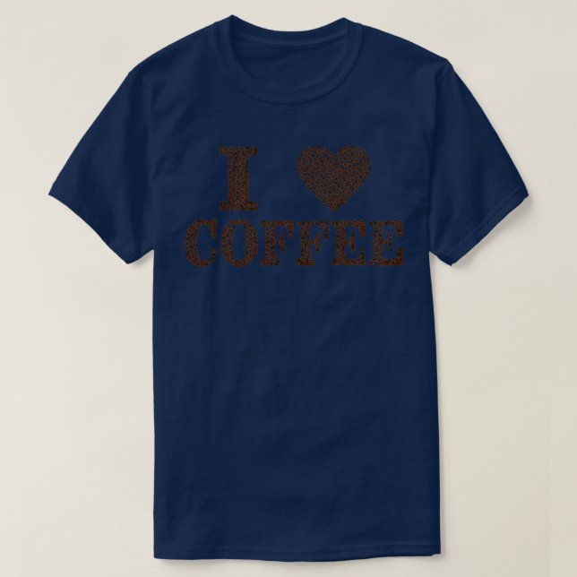 I Love Coffee 12 T-Shirt (Design Front)