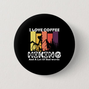 I Love Coffee 6 Cm Round Badge