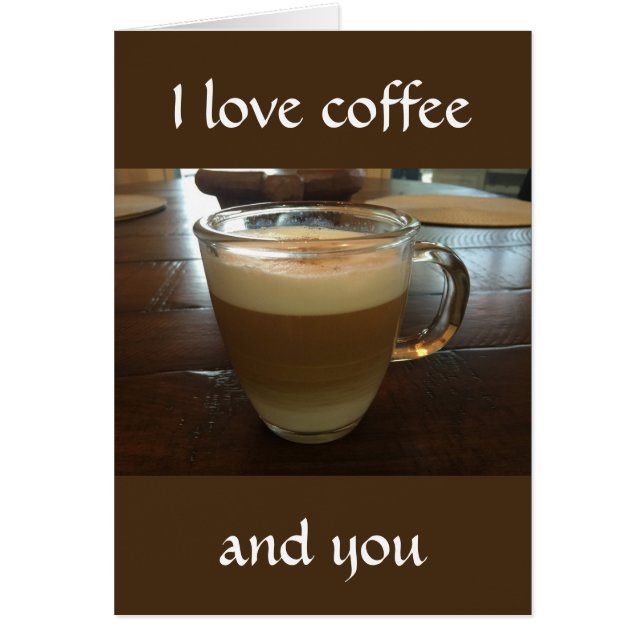 I love coffee and you (Front)