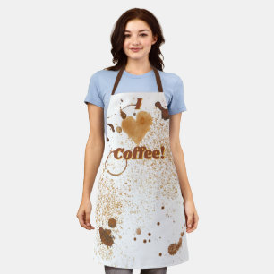I Love Coffee Apron